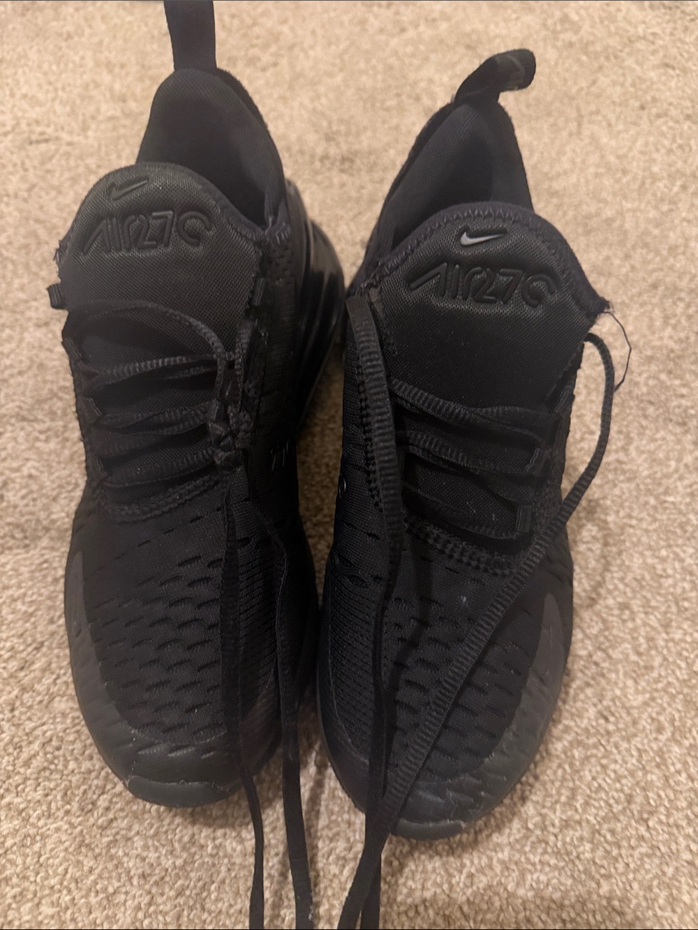 Nike Air270 Black Men's Athletic Sneakers